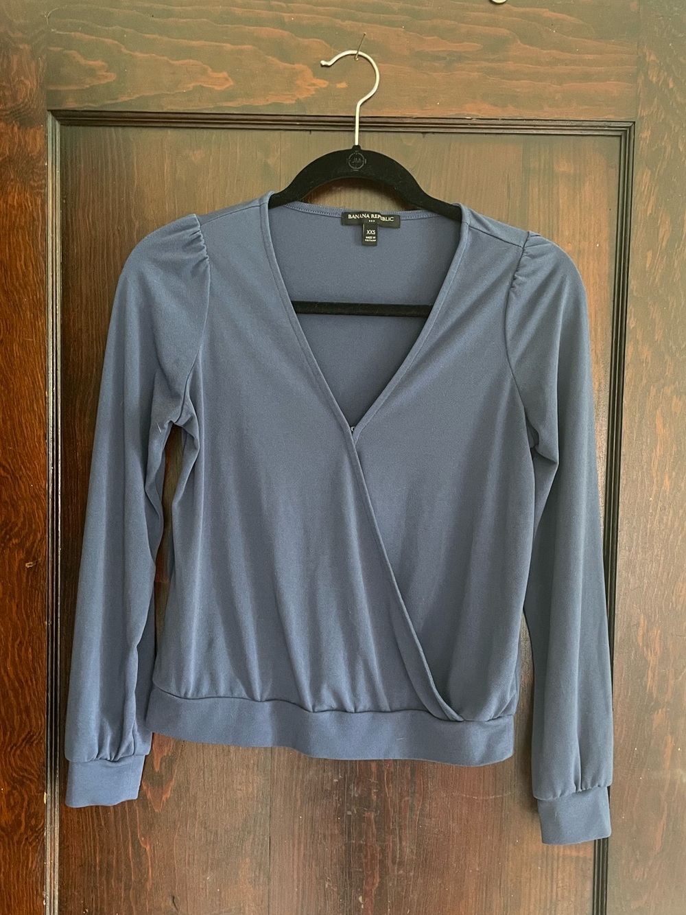 Banana Republic size XXS faux wrap blouse